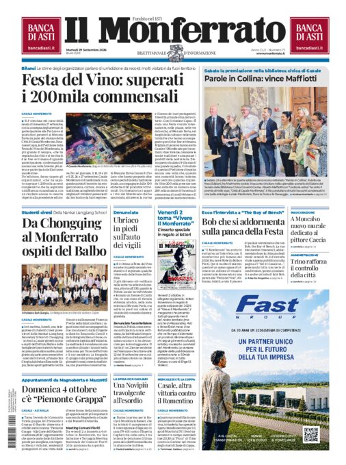 Il Monferrato - Edizione 71 del 29/09/2026